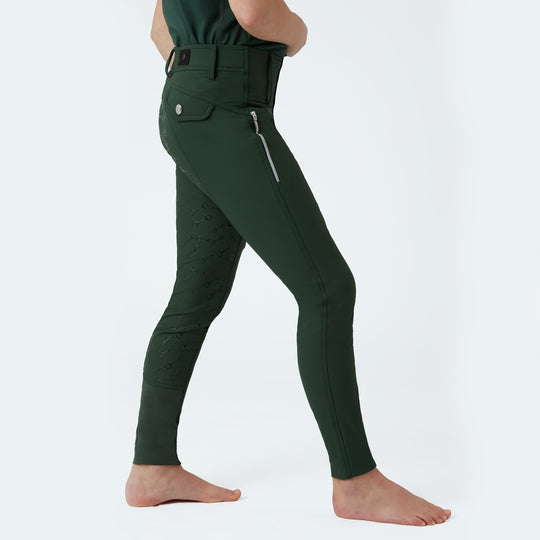 Horze Andrea JR Kids High Waist Full Grip Breeches image 