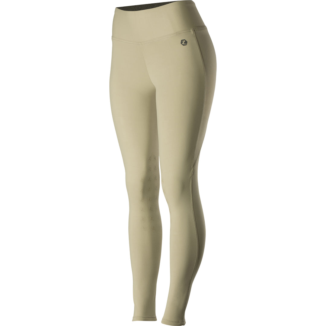 Horze Juliet Womens Hyper Flex Knee Patch Tights image 