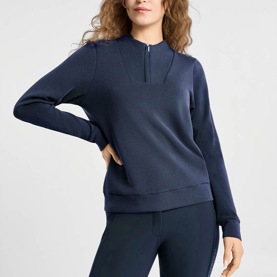 B Vertigo Kareina Womens Ultra Soft Half Zip Sweater image 