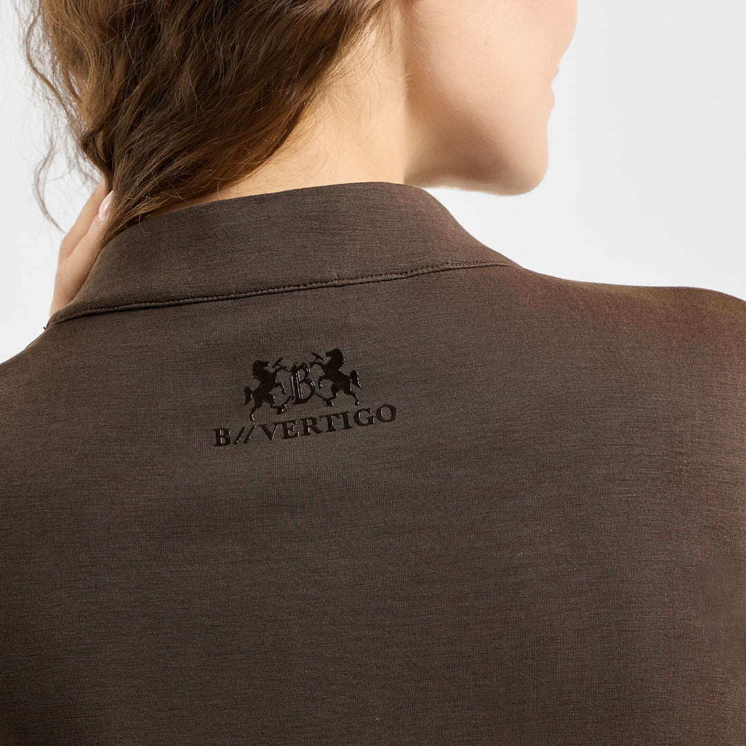 B Vertigo Kareina Womens Ultra Soft Half Zip Sweater image 