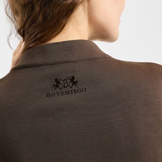 B Vertigo Kareina Womens Ultra Soft Half Zip Sweater image 