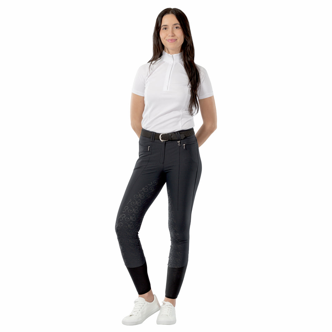 Horze Angelina Womens Silicone Full Seat Breeches image 