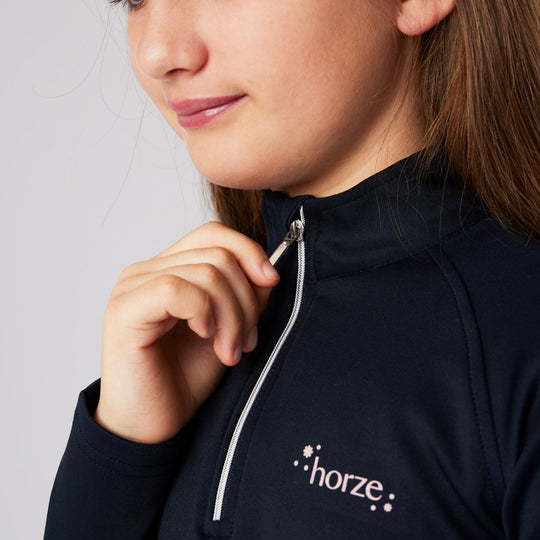 Horze Issi Kids Technical Long Sleeved Shirt image 