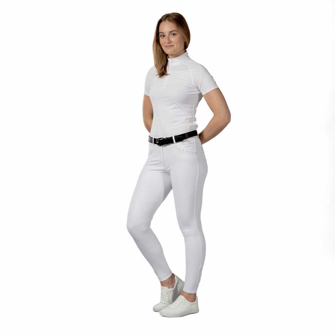B Vertigo Olivia Womens Silicone Full Seat Breeches image 
