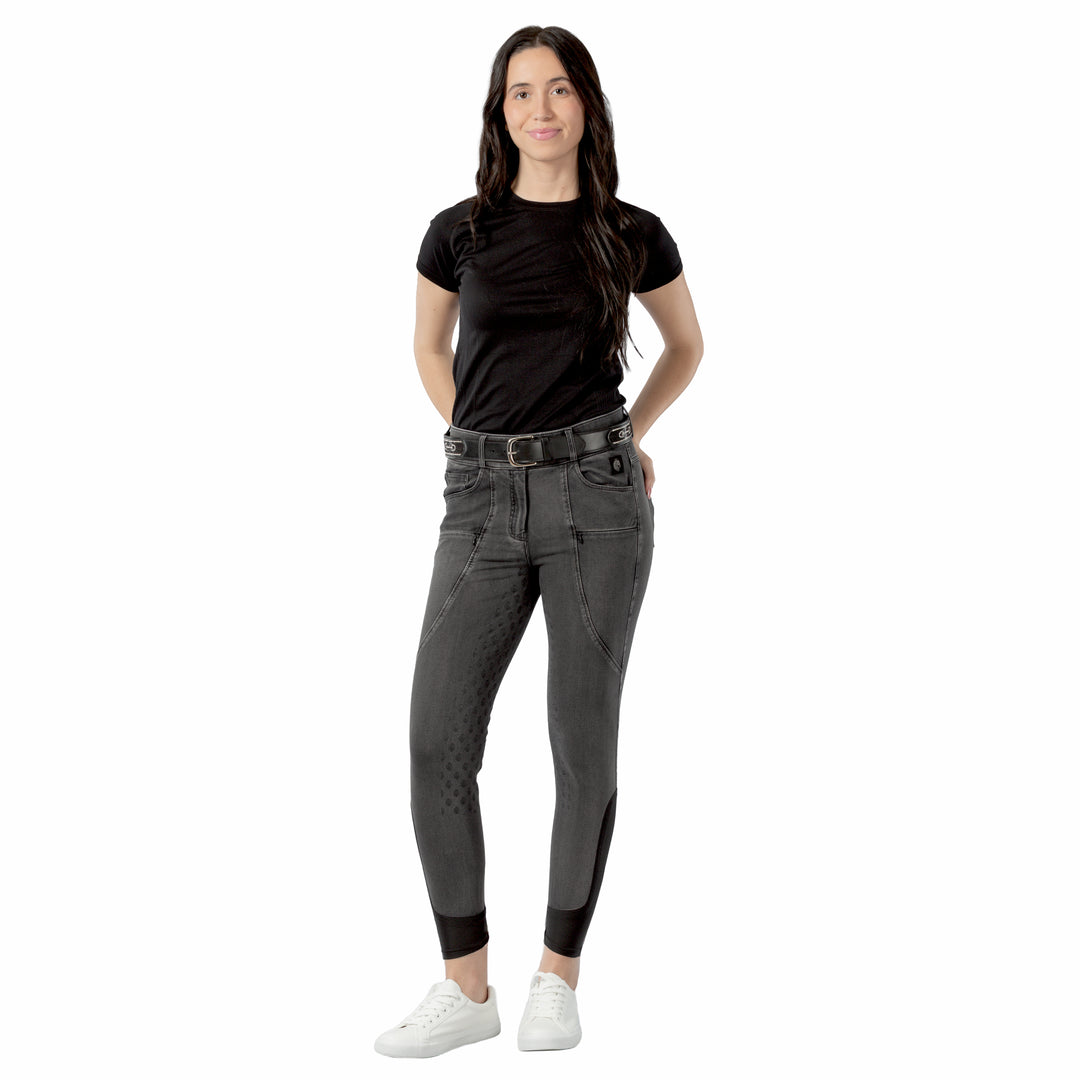 Equinavia Helena Womens Denim Full Seat Breeches image 