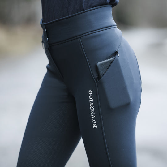 B Vertigo Justine Womens Thermo Silicone Full Seat Breeches image 