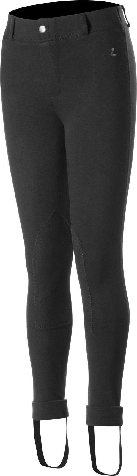 Horze Kids Nora Pull On Knee Patch Jodhpur Breeches image 