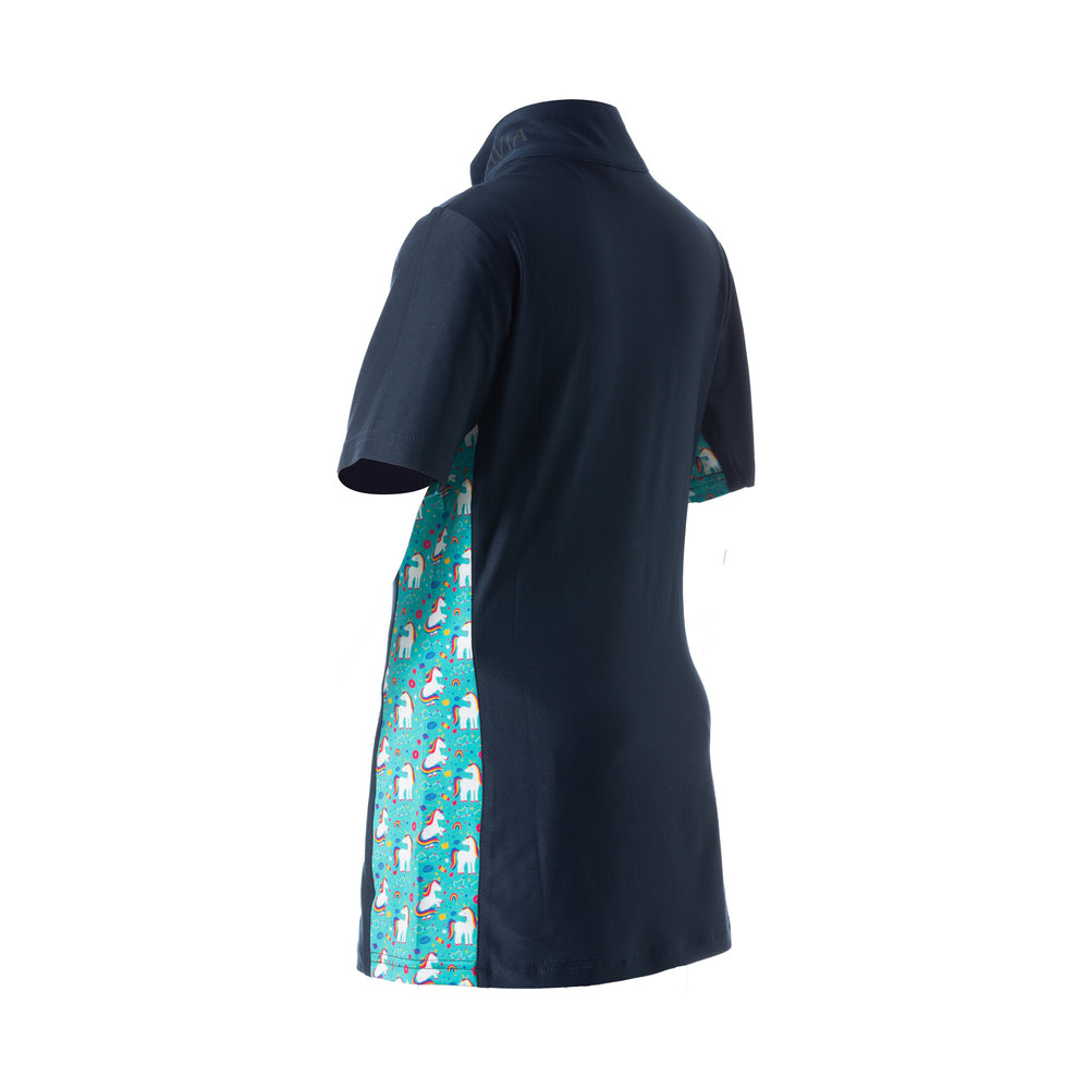 Equinavia Lena Kids Short Sleeve Quarter Zip Shirt image #2