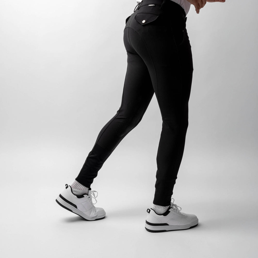 Horze Grand Prix Mens Silicone Knee Patch Breeches image #2