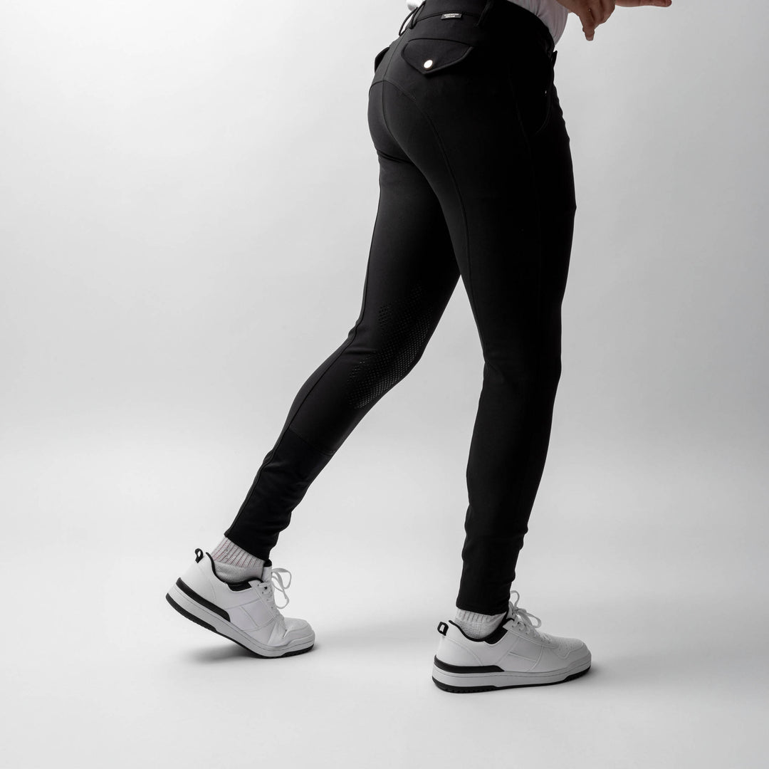 Horze Grand Prix Mens Silicone Knee Patch Breeches image 