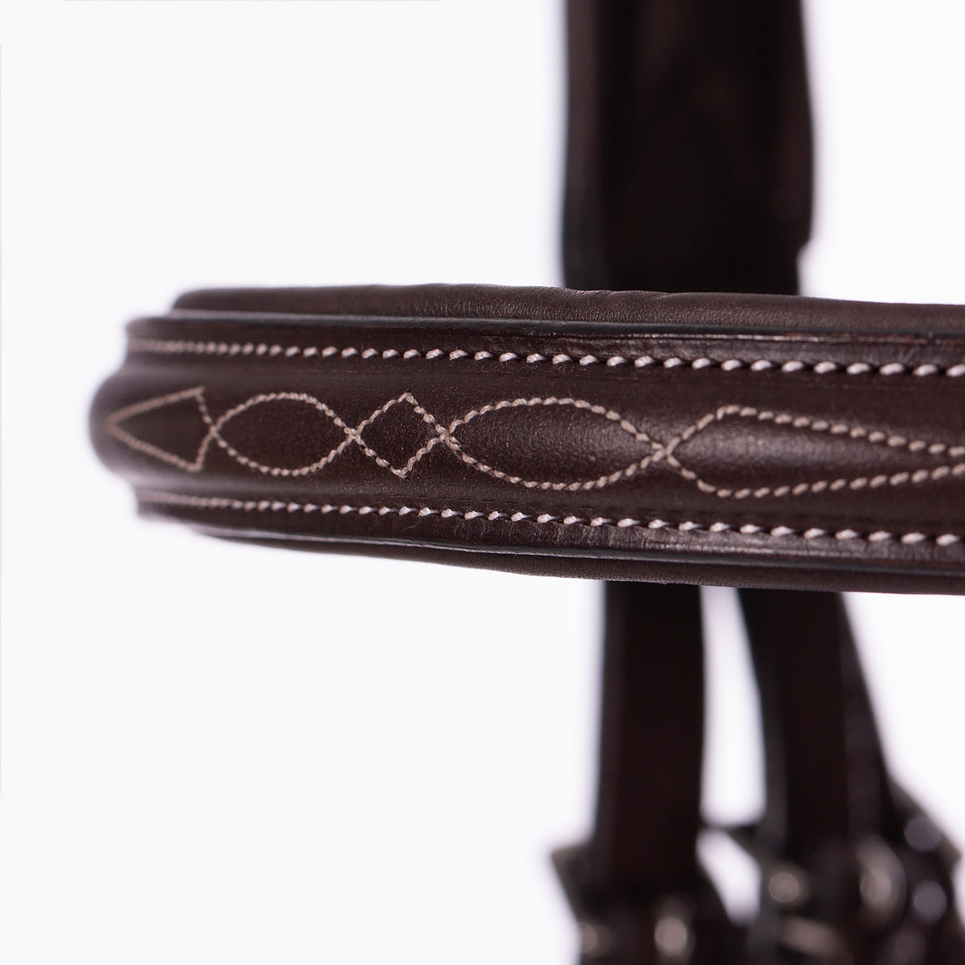 Equinavia Valkyrie Fancy Stitched Figure 8 Bridle &amp; Reins image 