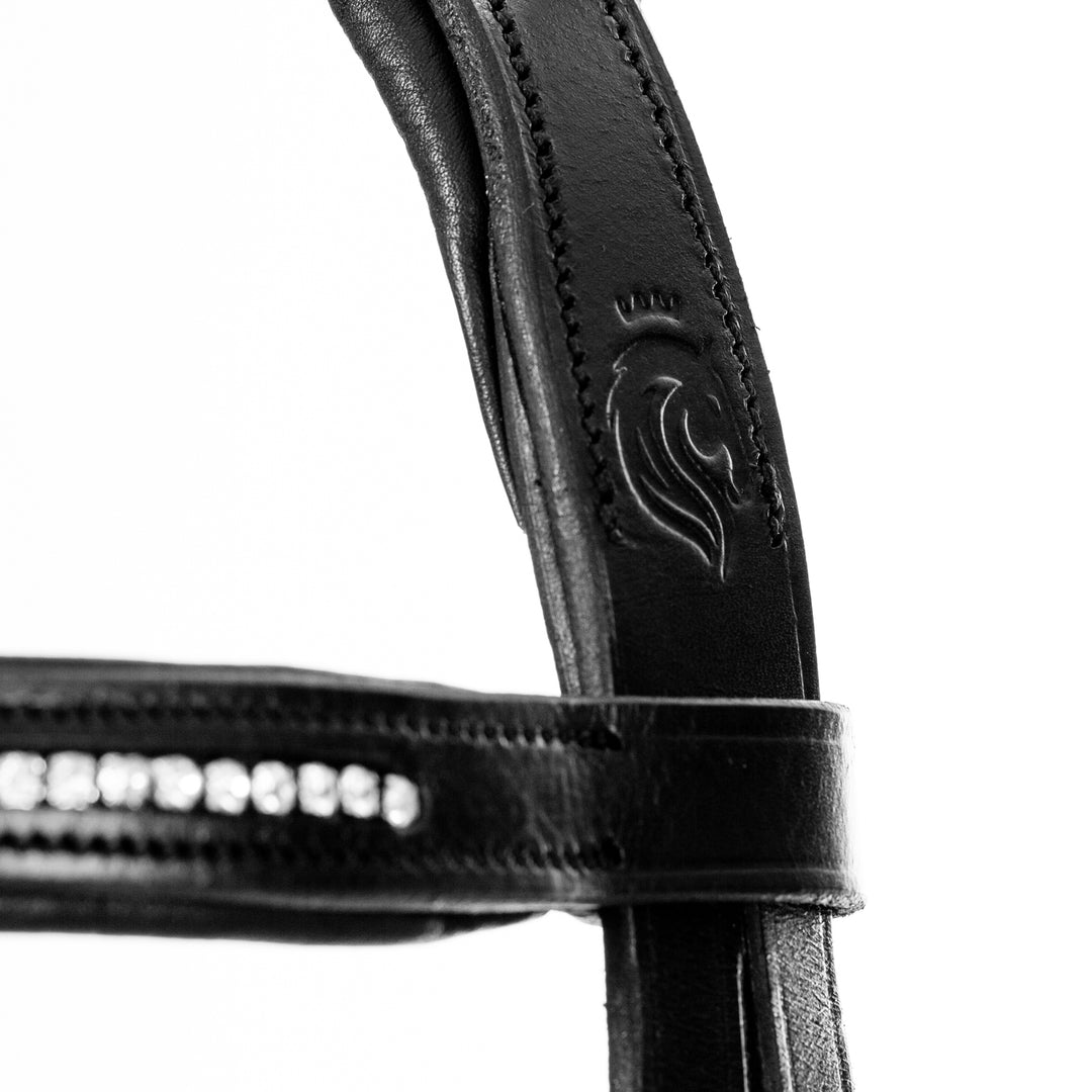 Equinavia Saga Dressage Crank Noseband Bridle &amp; Reins image 