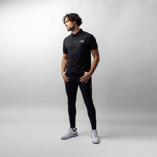 B Vertigo Flynn Mens Technical Polo Shirt image 