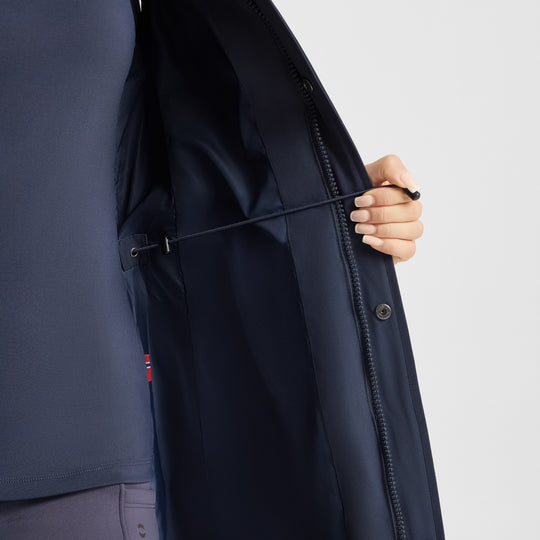 B Vertigo Gem Womens Waxed Padded Long Vest image 