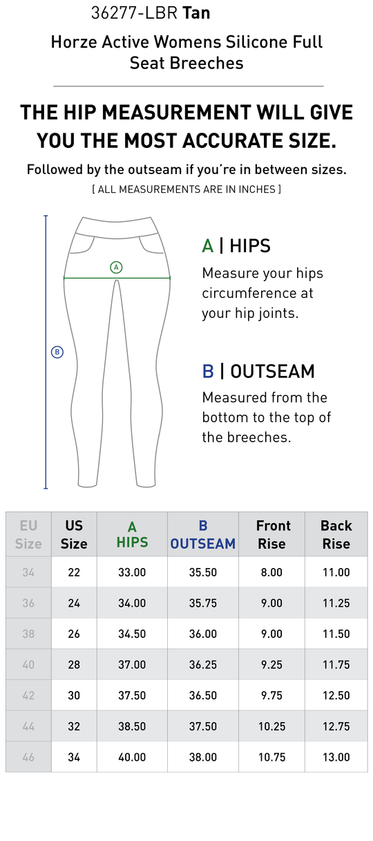 Size chart: Women&