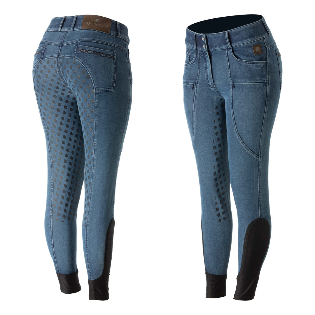 Equinavia Helena Womens Denim Full Seat Breeches image 