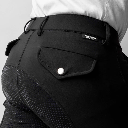 Horze Grand Prix Mens Silicone Grip Full Seat Breeches image 