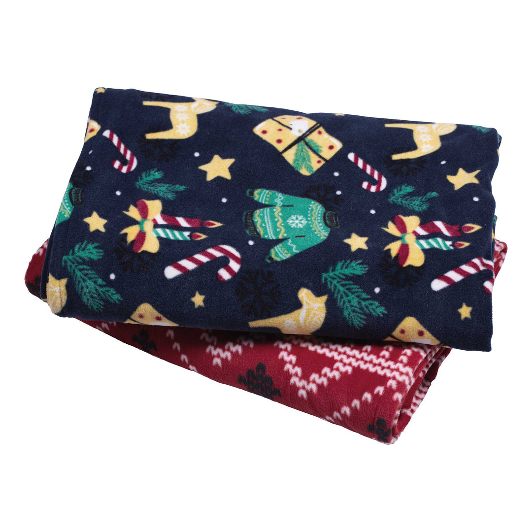 Horze Santa Christmas Throw Blanket image 