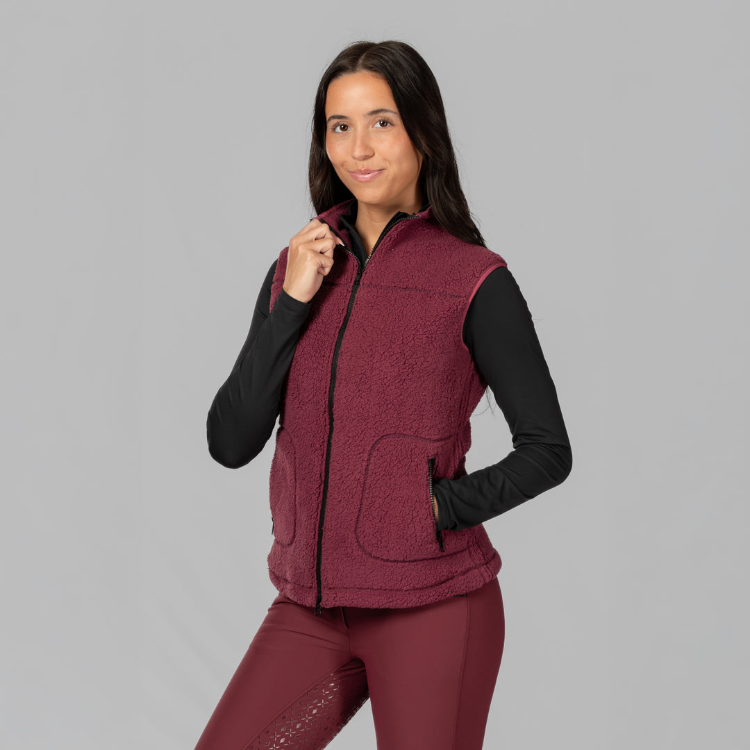 Equinavia Emma Womens Teddy Fleece Vest image 