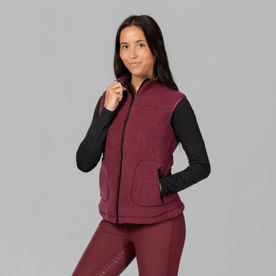 Equinavia Emma Womens Teddy Fleece Vest image 