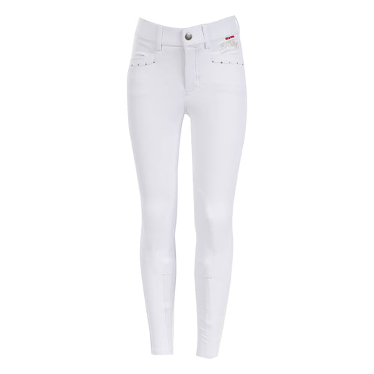 B Vertigo Olivia Girls Silicone Full Seat Breeches image 