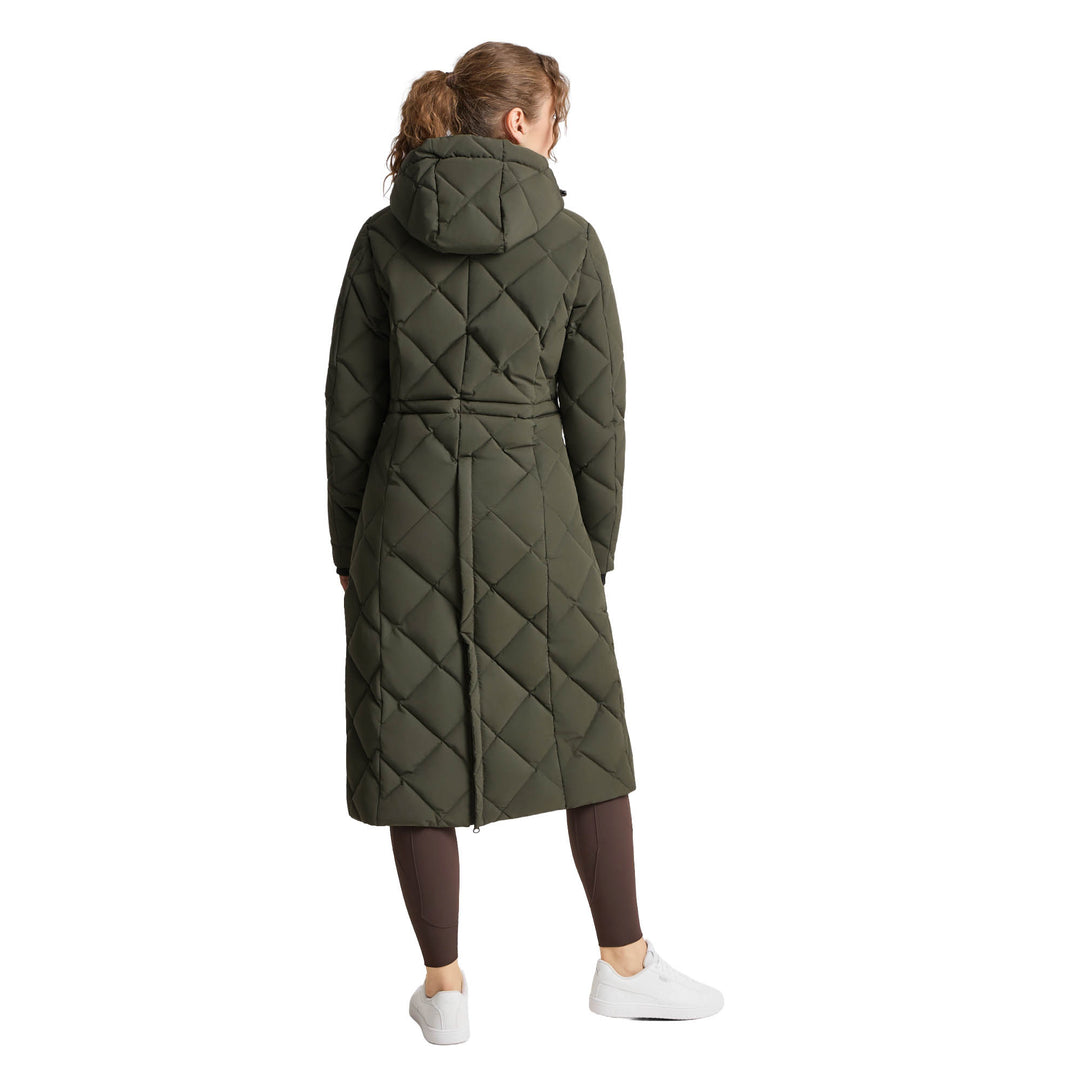 B Vertigo Gem Womens Waxed Padded Long Coat image 