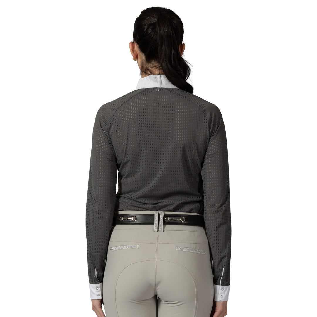 Equinavia Sara Womens Perforated Long Sleeved Show Shirt image 