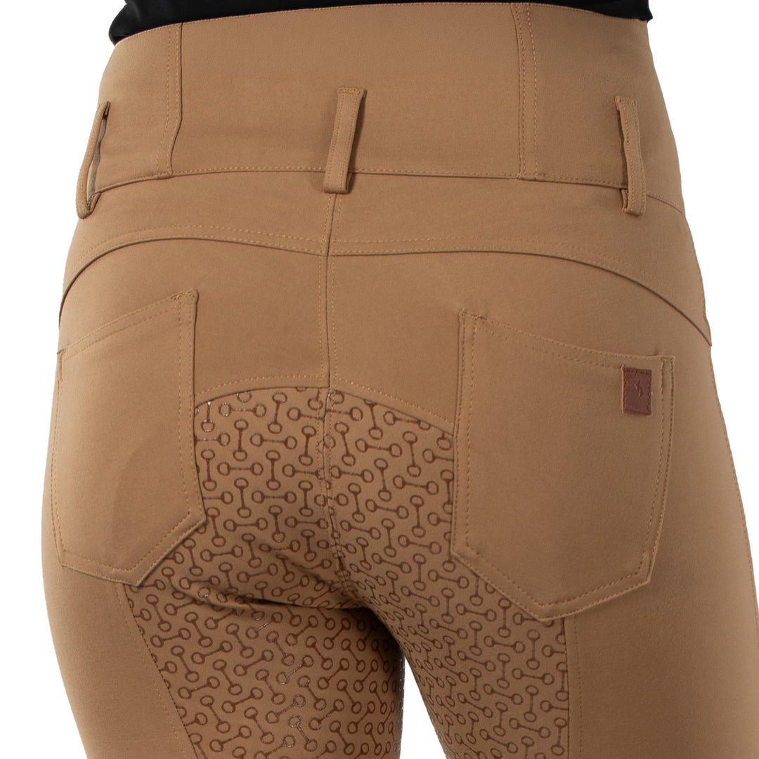 Horze Tara Womens High Waist Silicone Full Seat Breeches image 