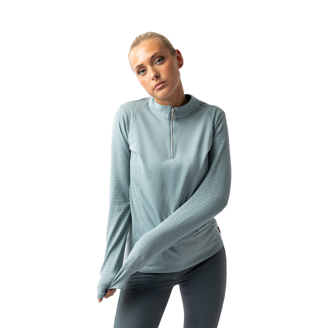 B Vertigo Isadora Womens Quarter Zip Training Shirt image 