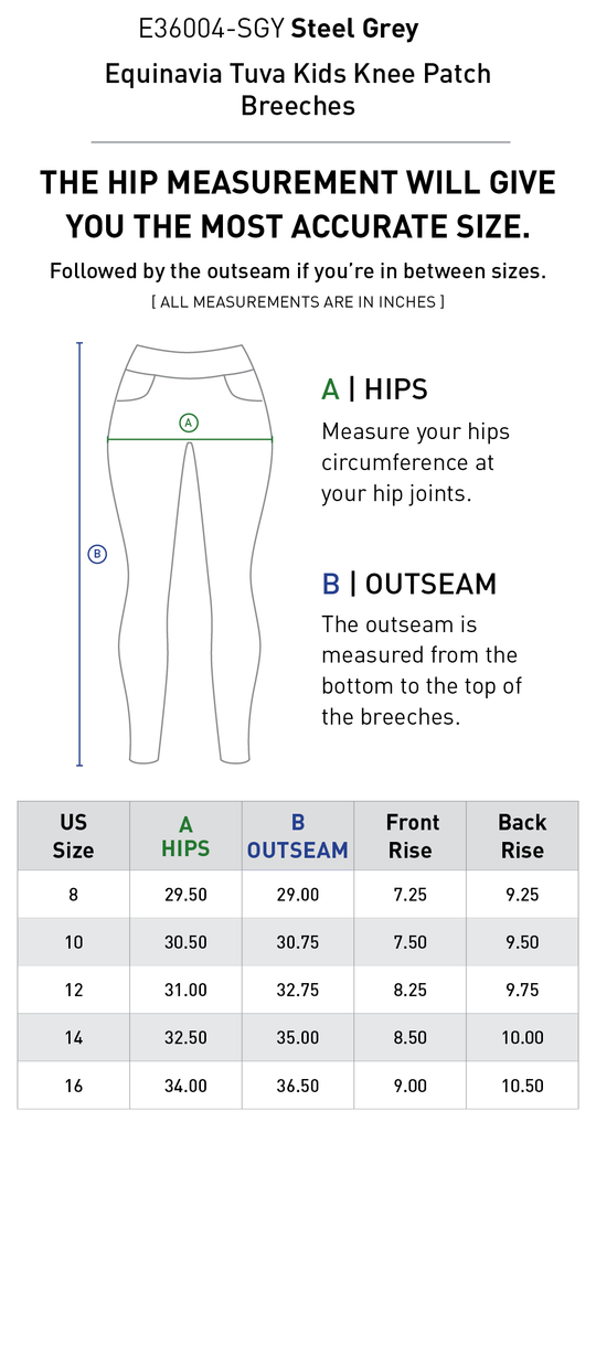 Size chart: Kid&