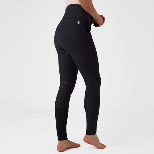 B Vertigo Natalia Womens Sculpting Full Seat Breeches With Lace Detail image 