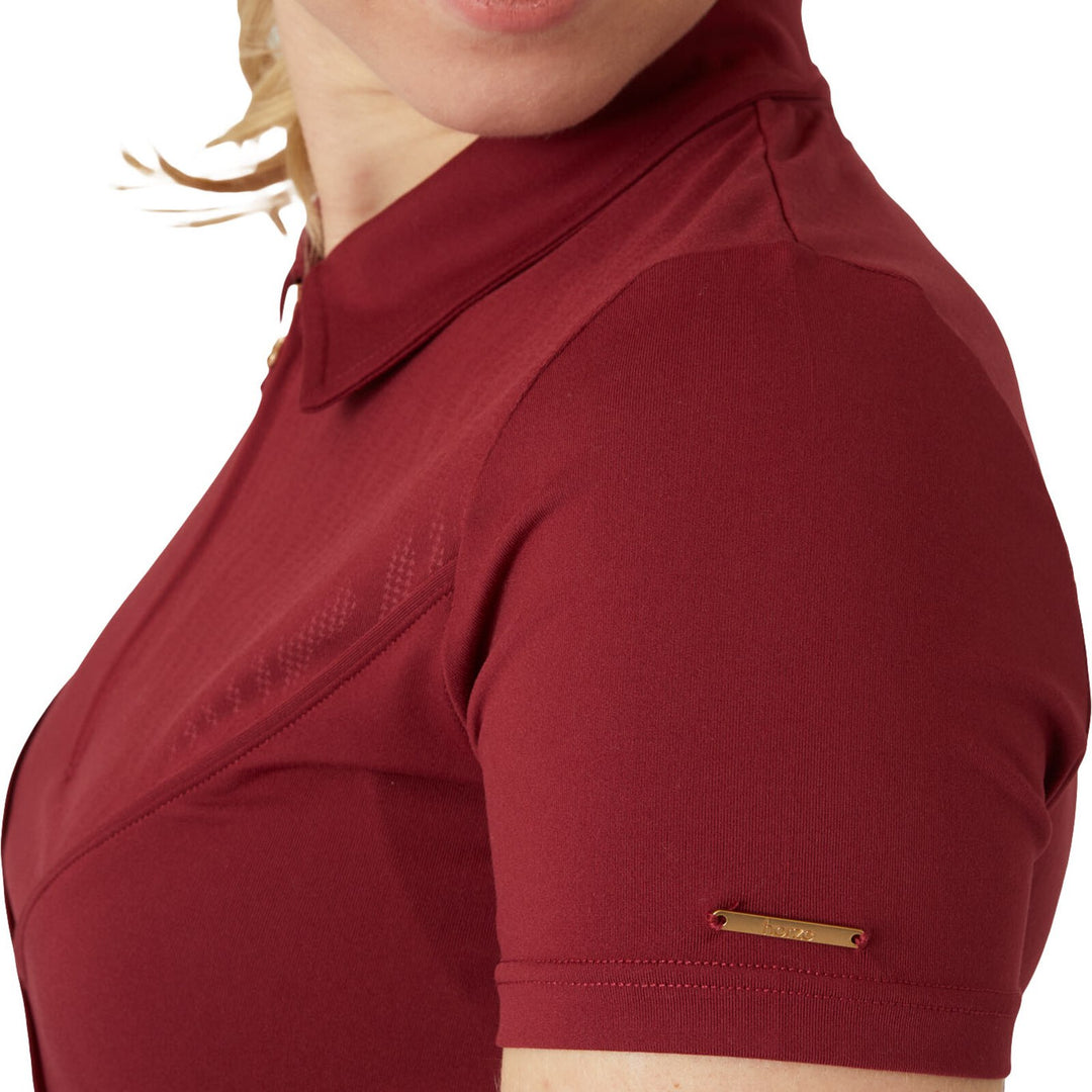 Horze Lyla Womens Technical Polo Shirt image 