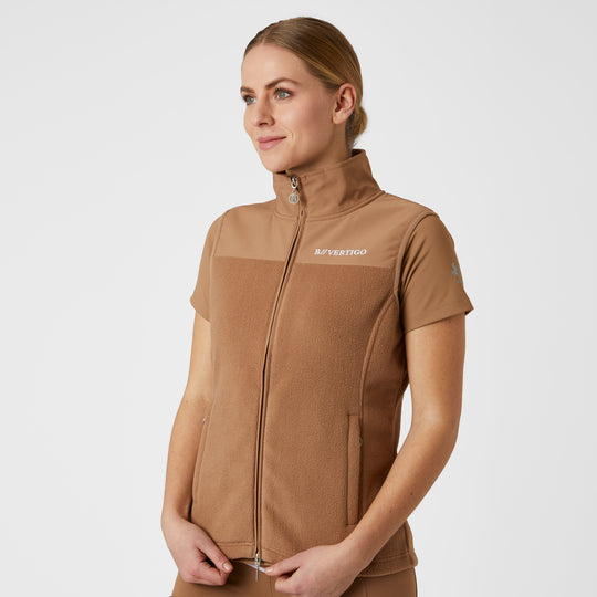 B Vertigo Caroline Womens Anti Pilling Fleece Vest image 