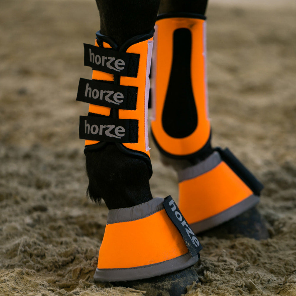 Horze Reflective Bell Boots image 