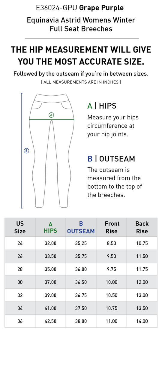 Size chart: Women&