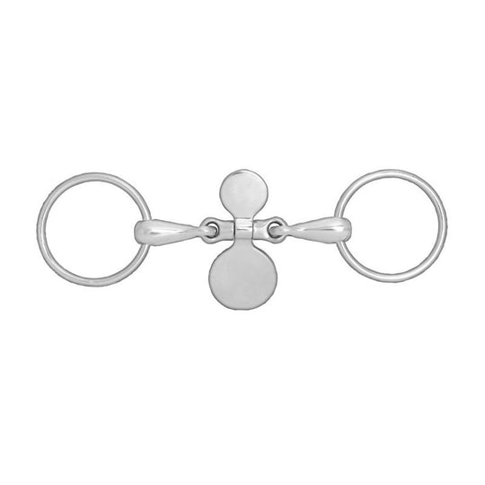 Horze Spoon Mouth Loose Ring Snaffle Bit image 