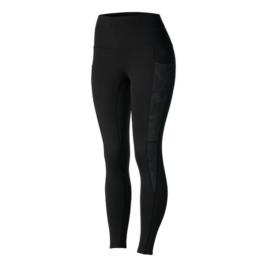 Horze Ramona Womens Reflective High Waist Winter Riding Tights image 