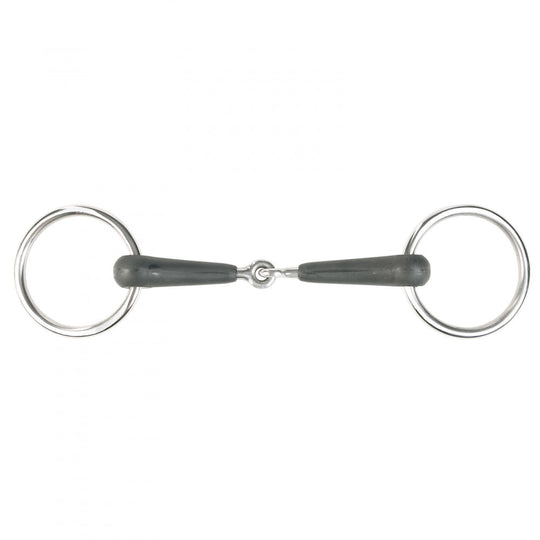 Horze Rubber Loose Ring Snaffle Bit image 