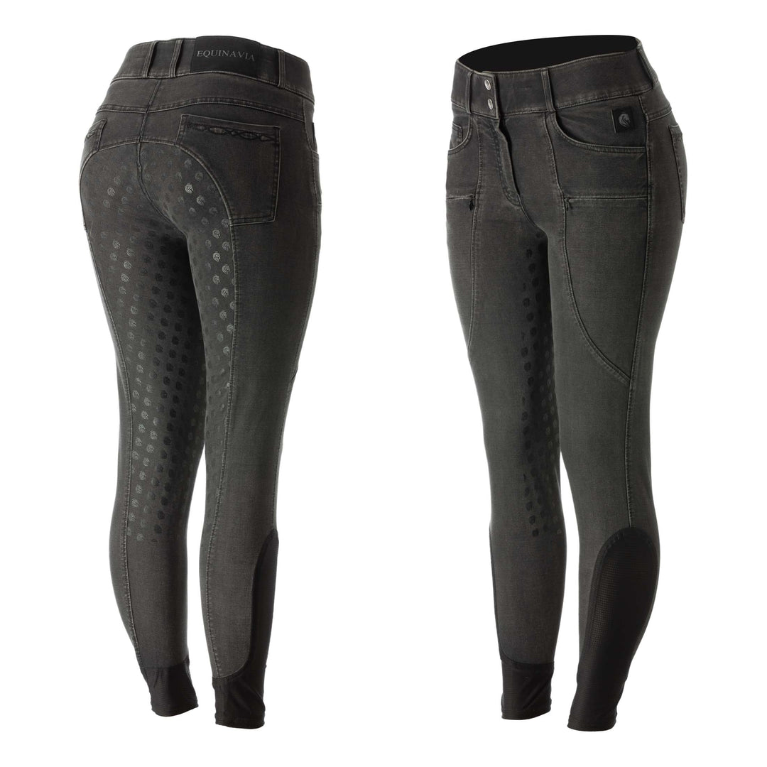 Equinavia Helena Womens Denim Full Seat Breeches image 