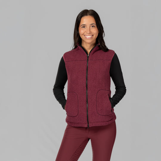 Equinavia Emma Womens Teddy Fleece Vest image 