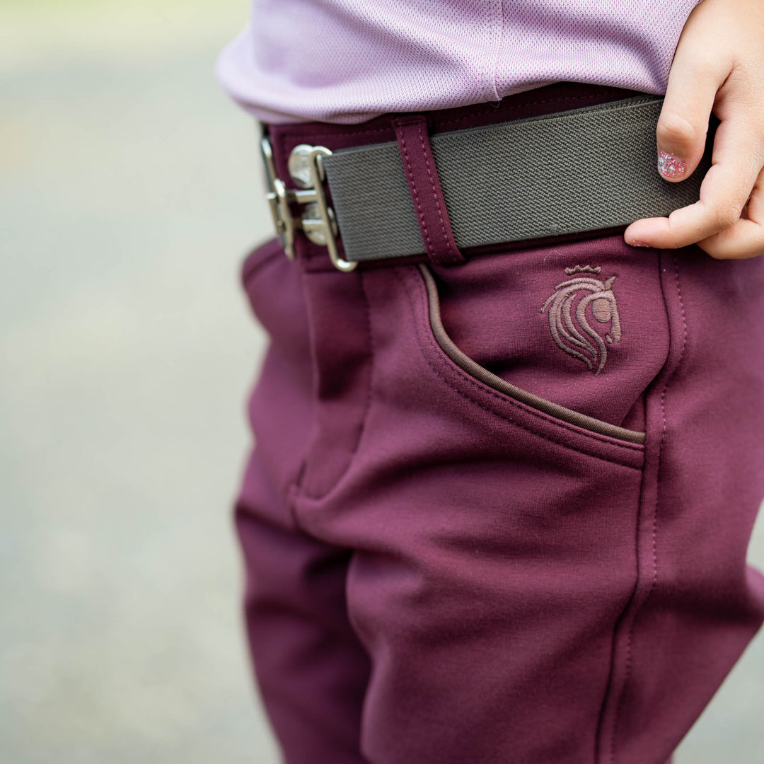 Equinavia Greta Kids Silicone Knee Patch Breeches image 