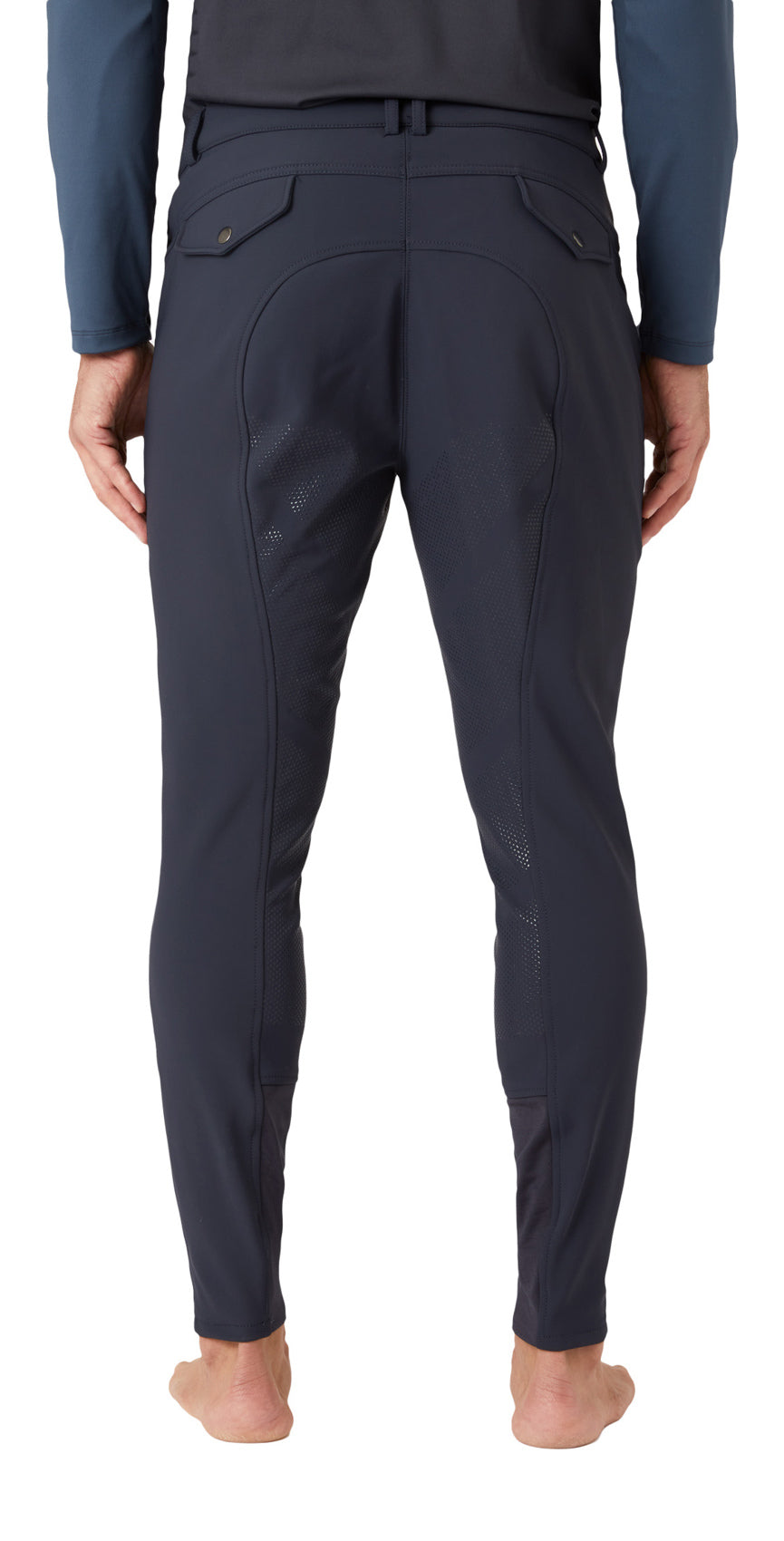 B Vertigo Damien Mens Thermo Silicone Full Seat Breeches image 