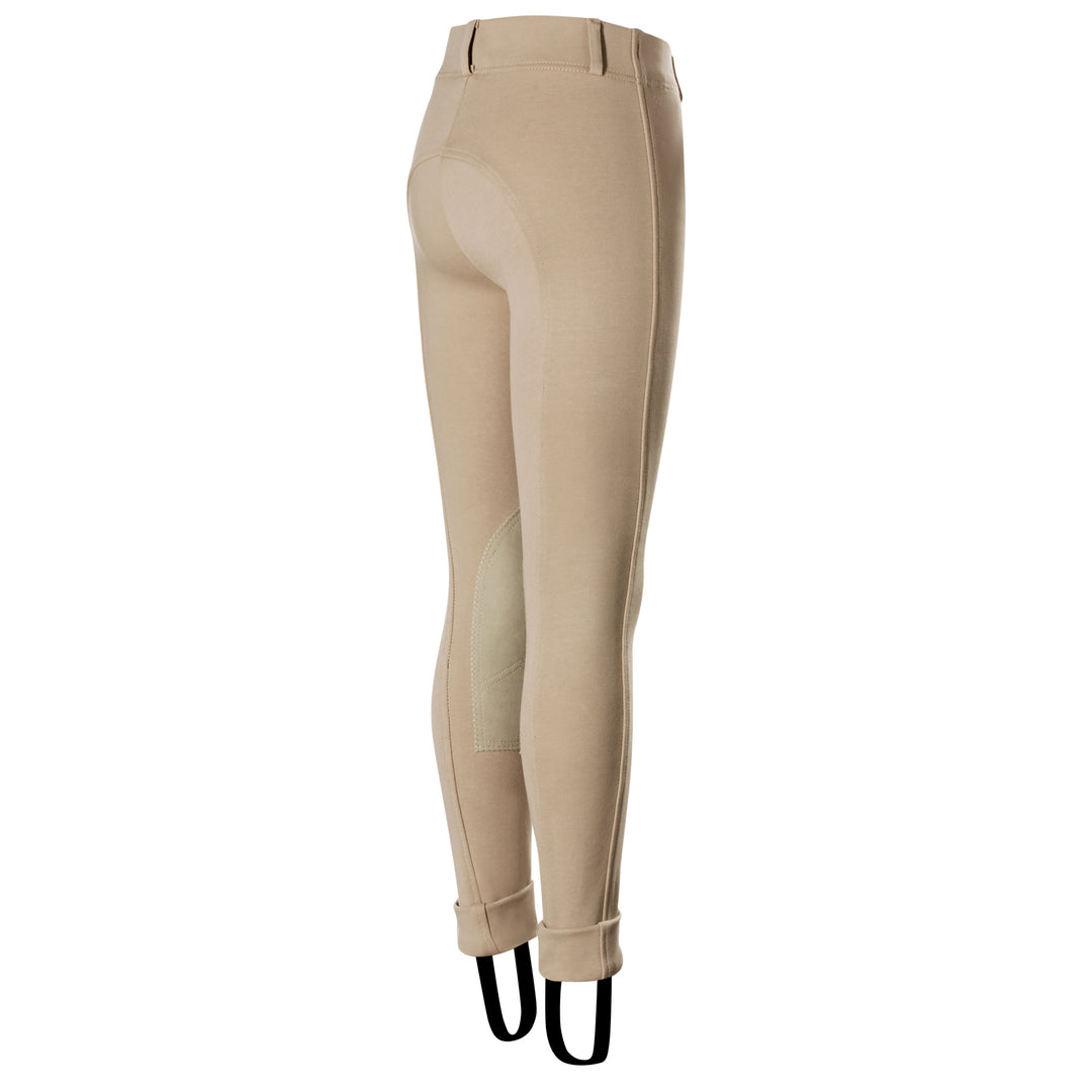 Horze Kids Nora Pull On Knee Patch Jodhpur Breeches image 