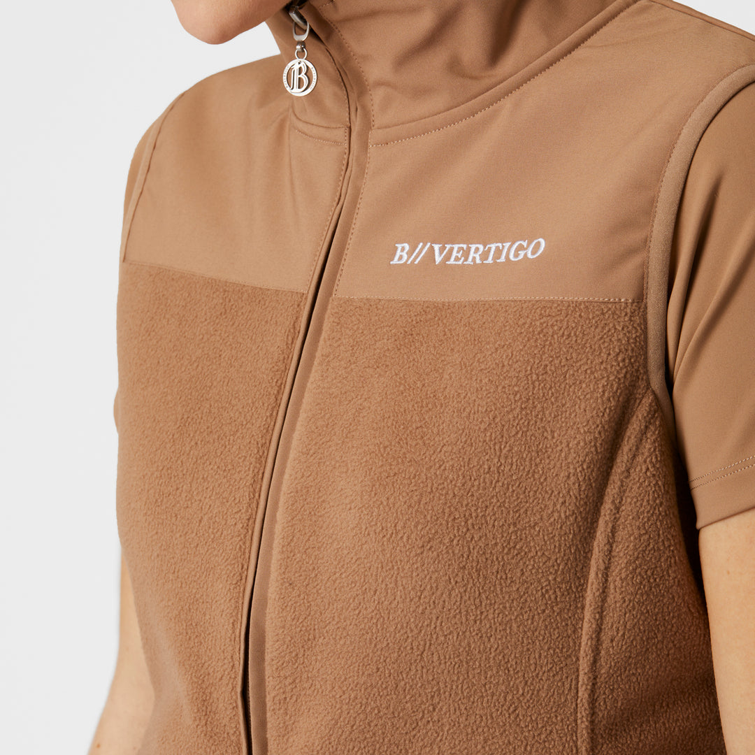 B Vertigo Caroline Womens Anti Pilling Fleece Vest image 