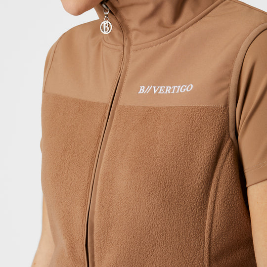 B Vertigo Caroline Womens Anti Pilling Fleece Vest image 