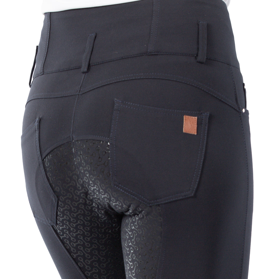 Horze Tara Womens High Waist Silicone Full Seat Breeches image 