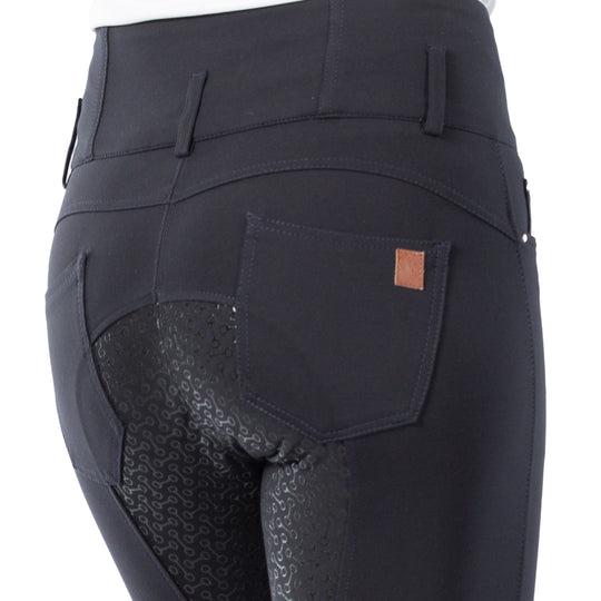 Horze Tara Womens High Waist Silicone Full Seat Breeches image 