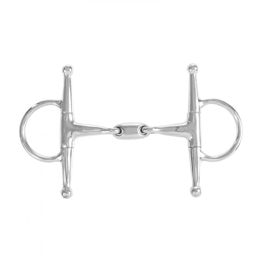 Horze Oval Link Joint Full Cheek Snaffle Bit image 