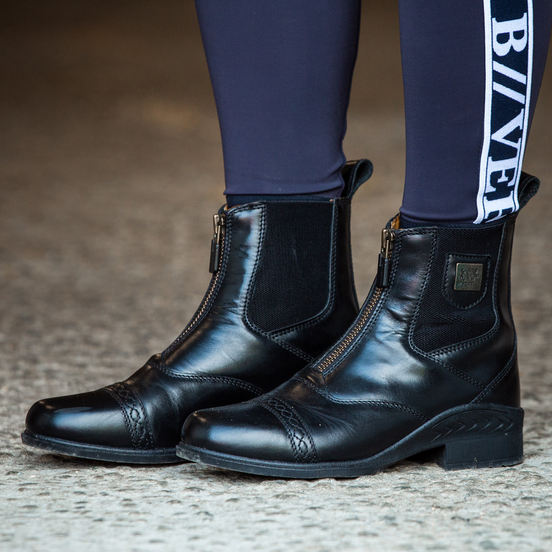 B Vertigo Saturn Womens Front Zip Jodhpur Boots image 