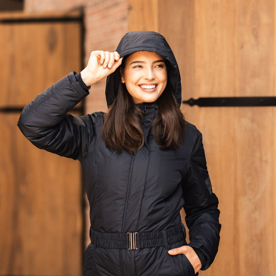 Horze Annica Womens Waterproof Padded Riding Full Grip Overall image 